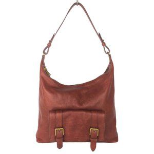 Fossil Cleo Tan Hobo Leather Shoulder Bag